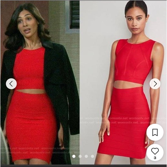 BCBG two piece Xs bodycon - Picture 3 of 3